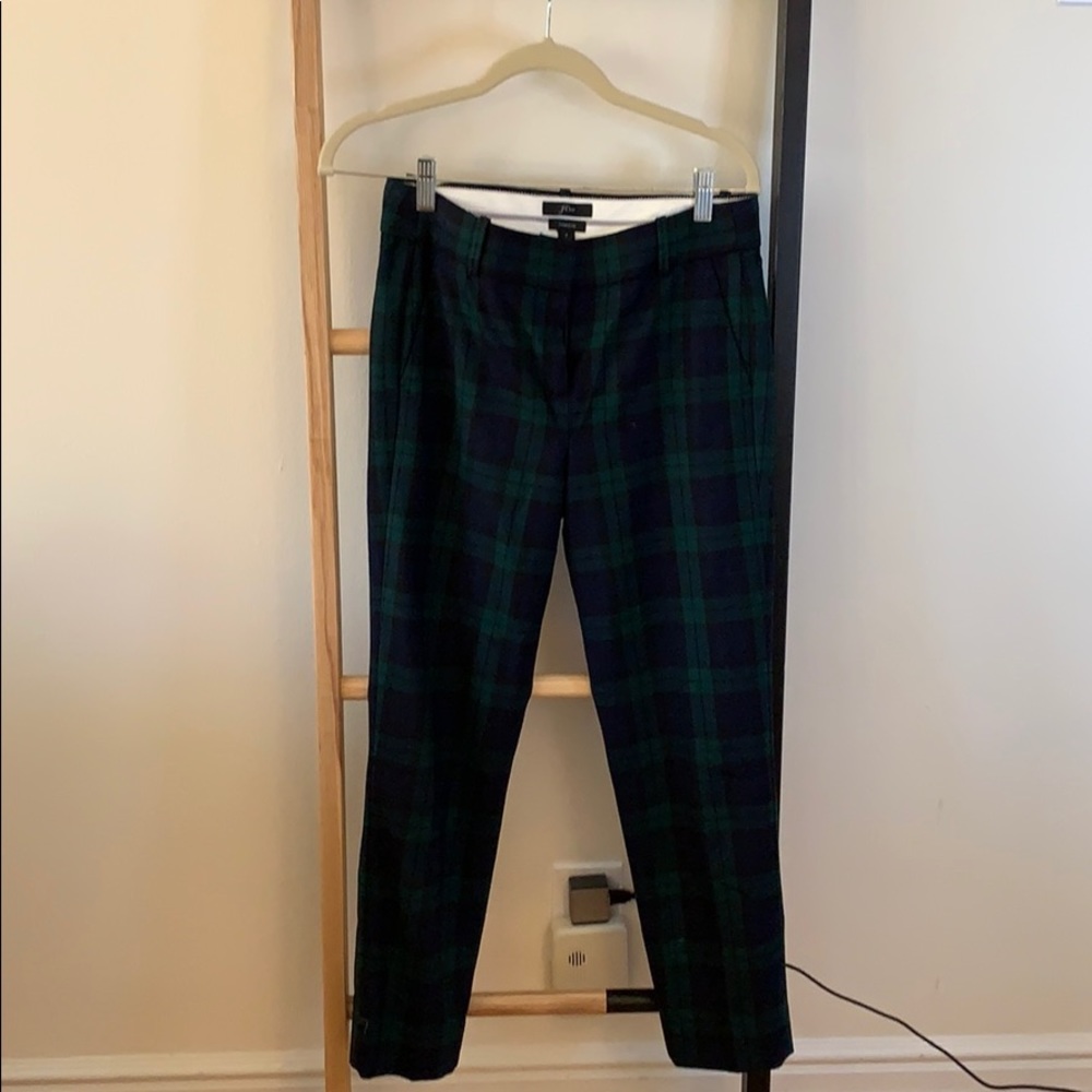 Plaid j.Crew pants